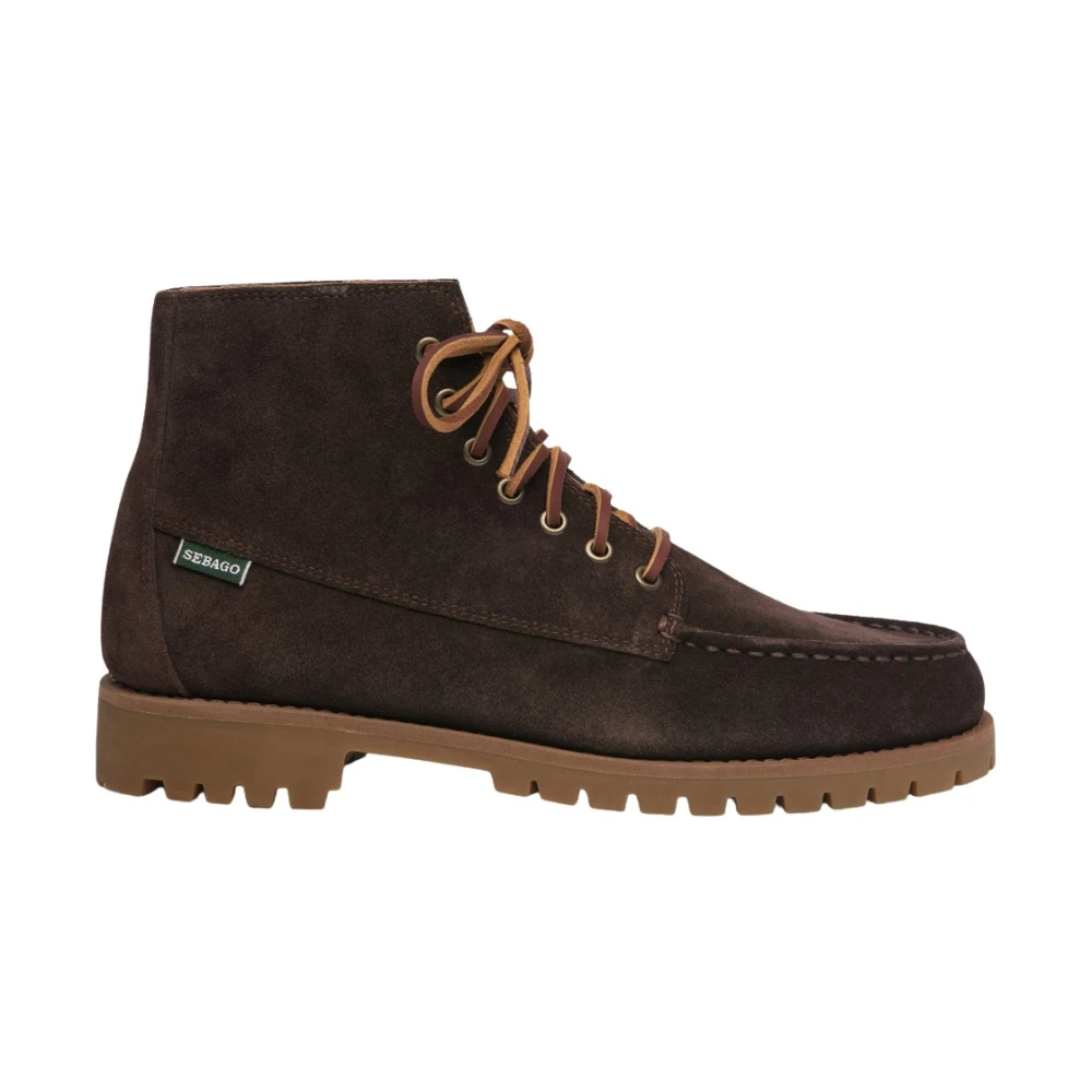 Sebago , Lace-Up Boots, Male, Brown, 12 Uk, Parker Lace-Up Boot