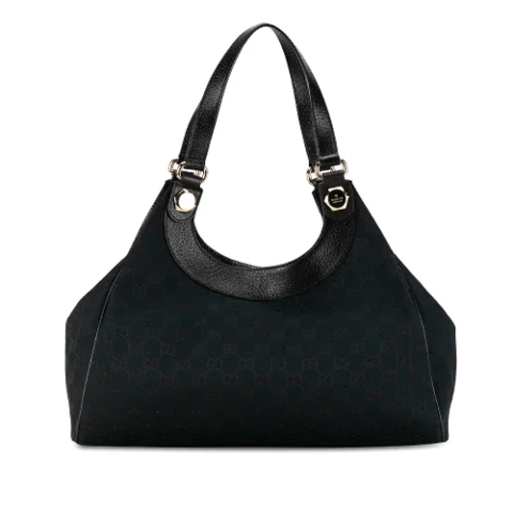 Gucci Vintage Pre-owned Canvas gucci-bags Black Dames