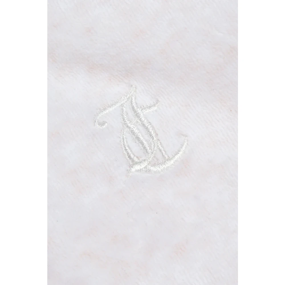 Juicy Couture Fluwelen hoodie met slanke pasvorm Pink Dames