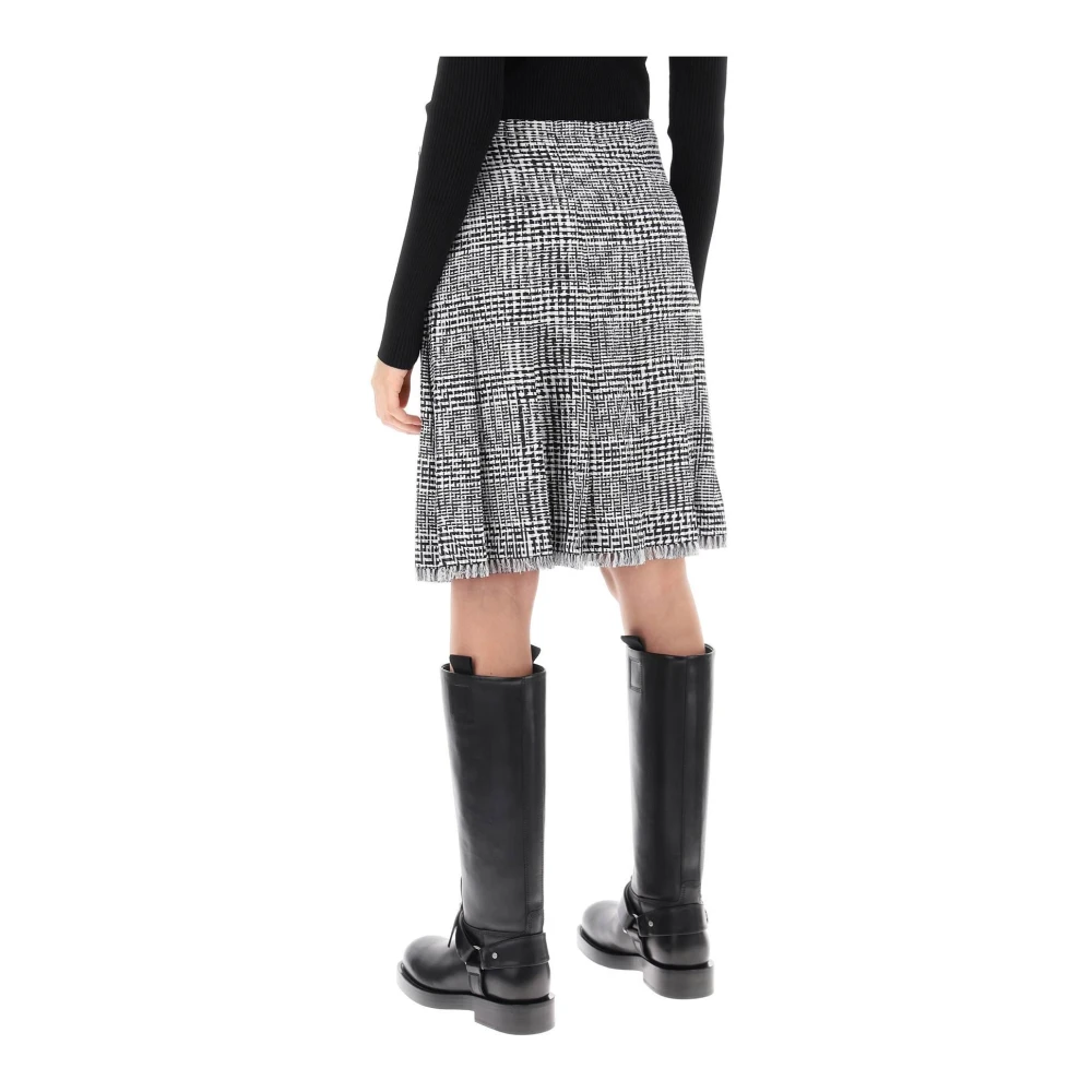 Burberry Short Skirts Gray Dames