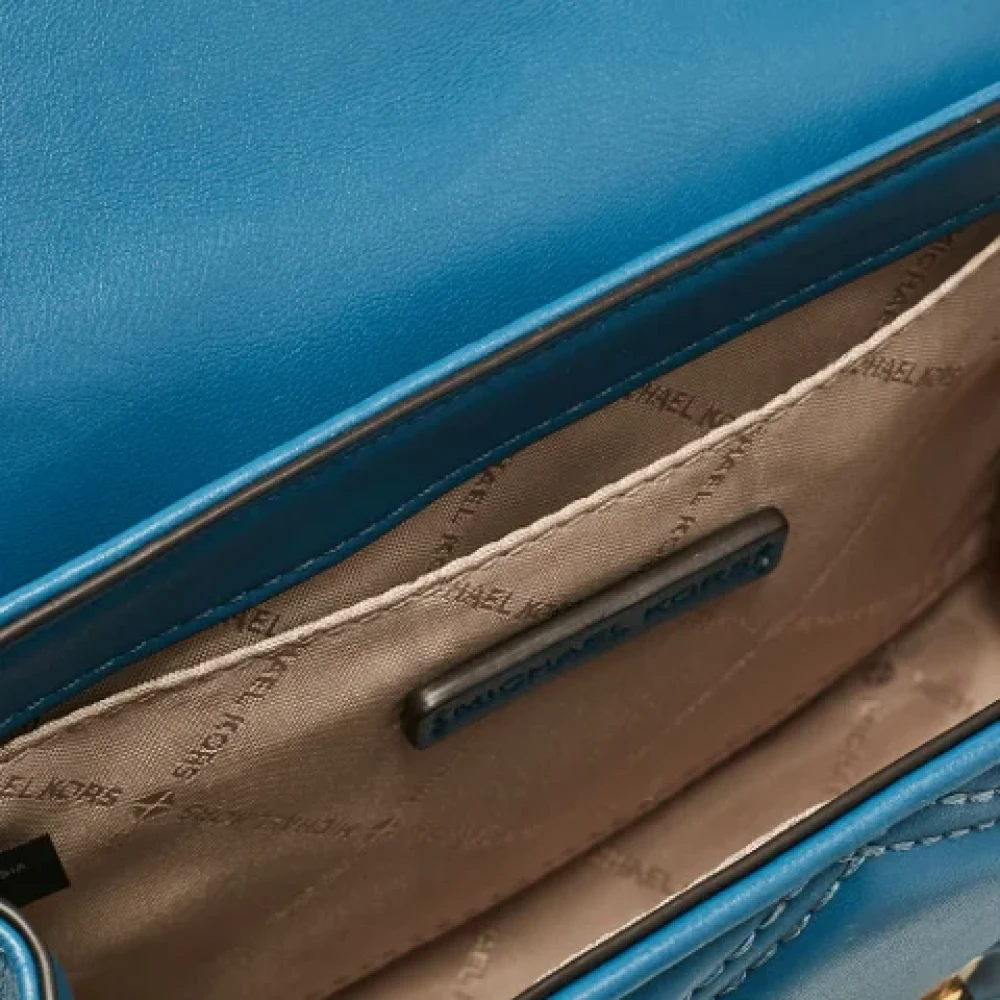 Michael Kors Pre-owned Leather crossbody-bags Blue Dames