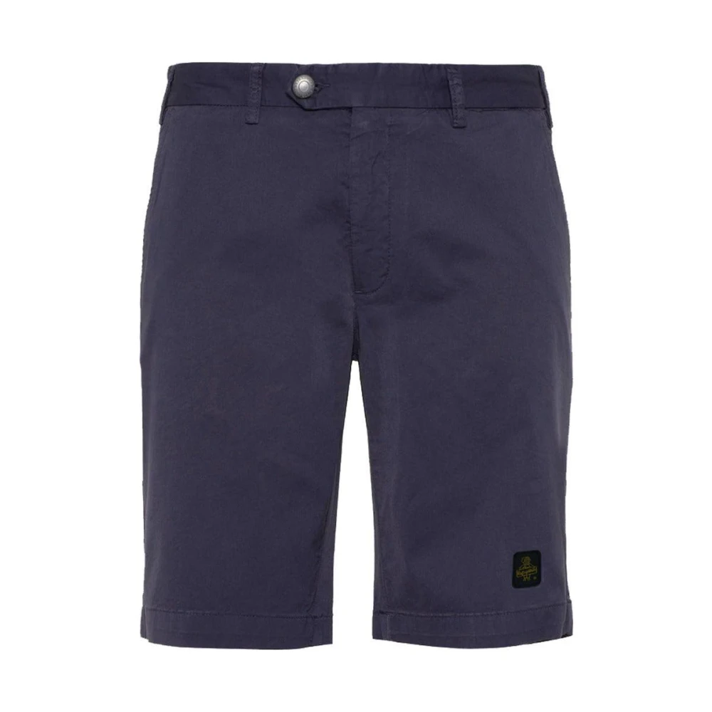 Refrigiwear Men's Blue Casual Shorts,, Beige Cotton Blend Bermuda Shorts W30