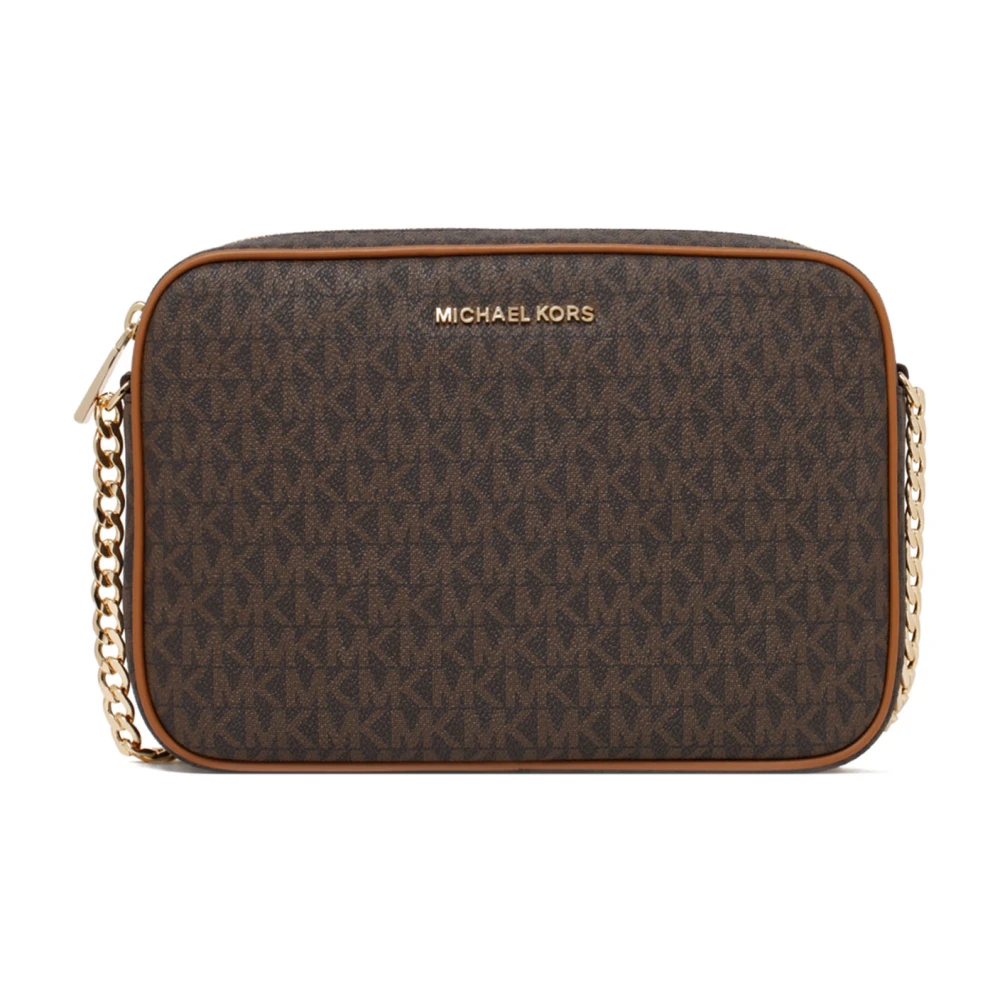 Michael Kors Women's Brown Cross Body Bags, One Size, Jet Set Shoulder Bag
