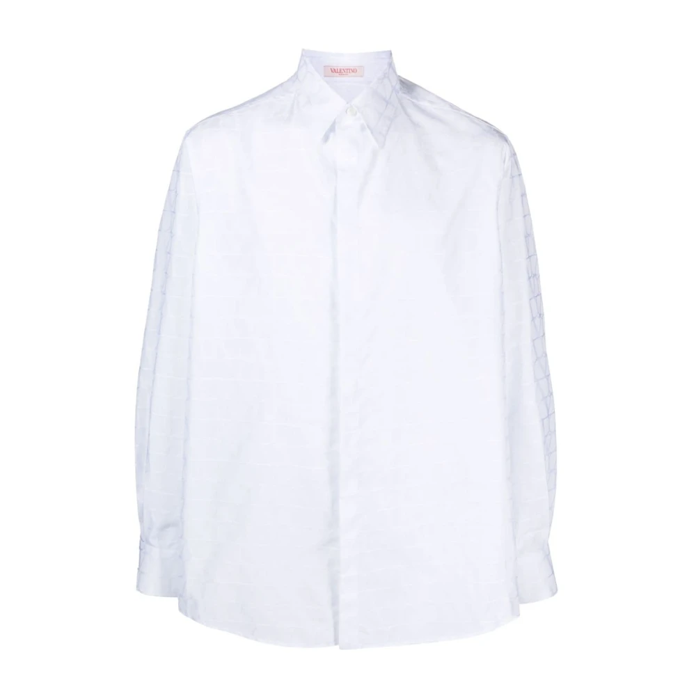 Valentino Optische Witte VLogo Shirt White Heren