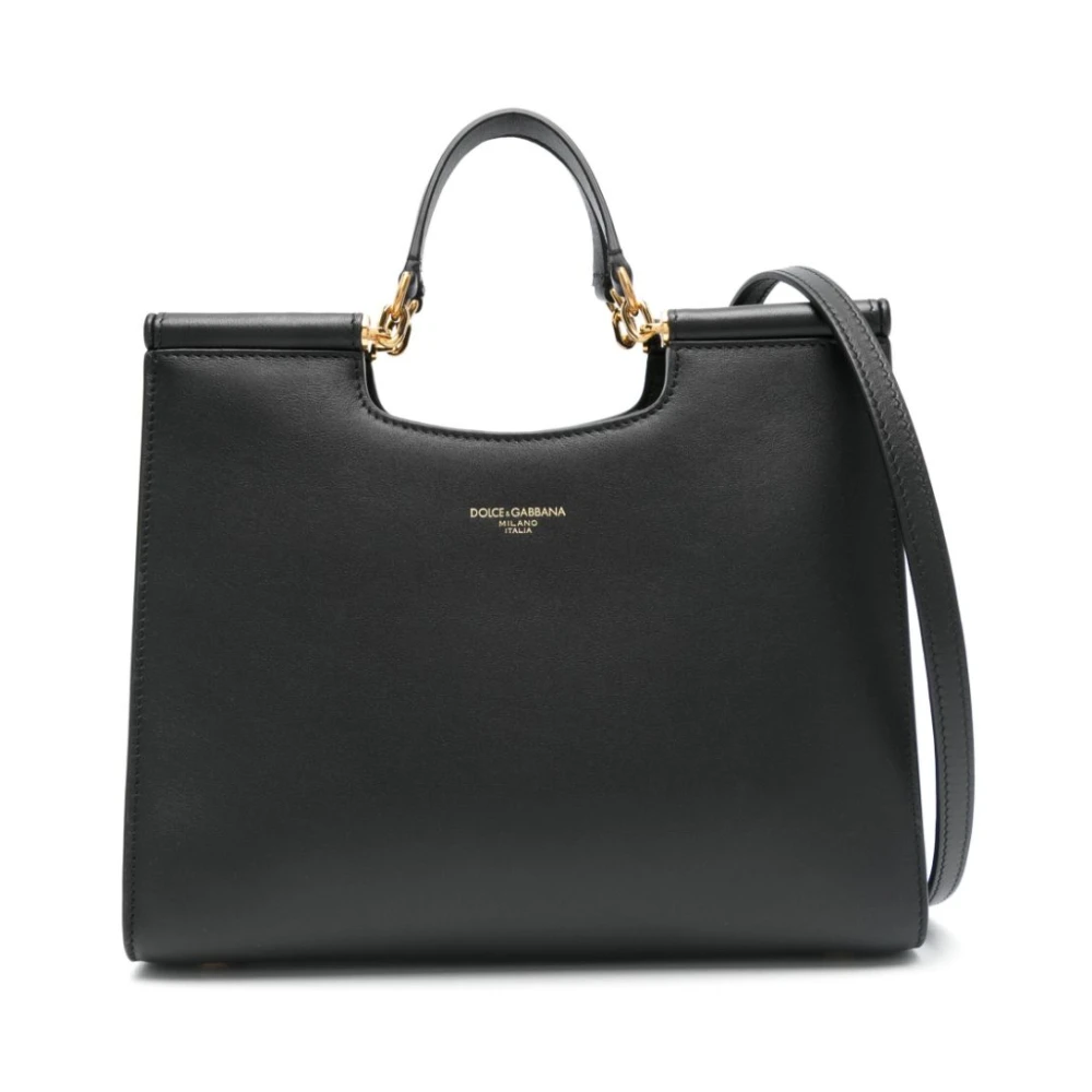 Dolce & Gabbana Zwarte schoudertas voor vrouwen Black Dames