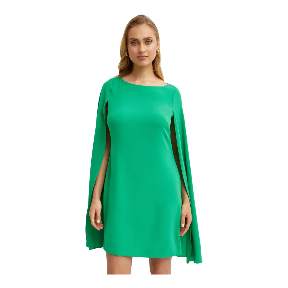 Ralph Lauren Groene Cocktail Mini Jurk Green Dames