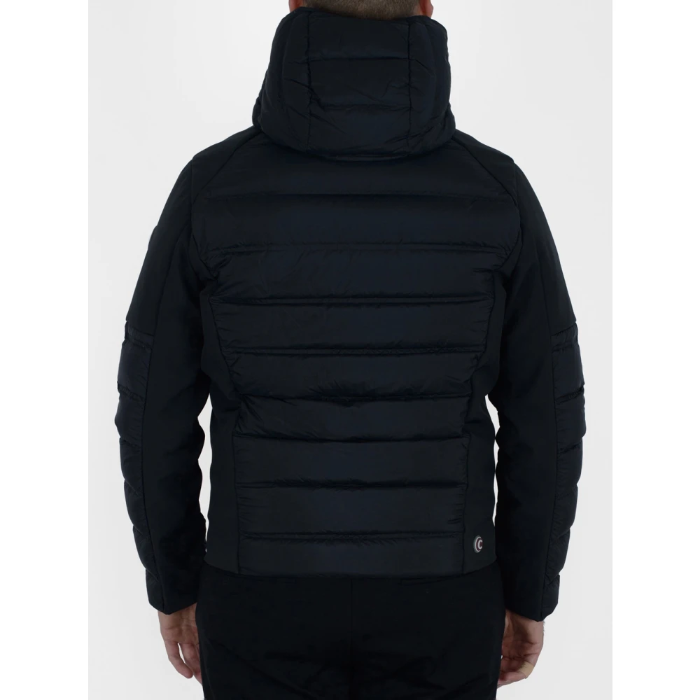 Colmar Zwarte gewatteerde capuchonjas Black Heren