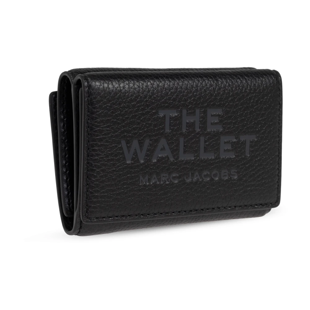 Marc Jacobs Leren portemonnee Black Dames