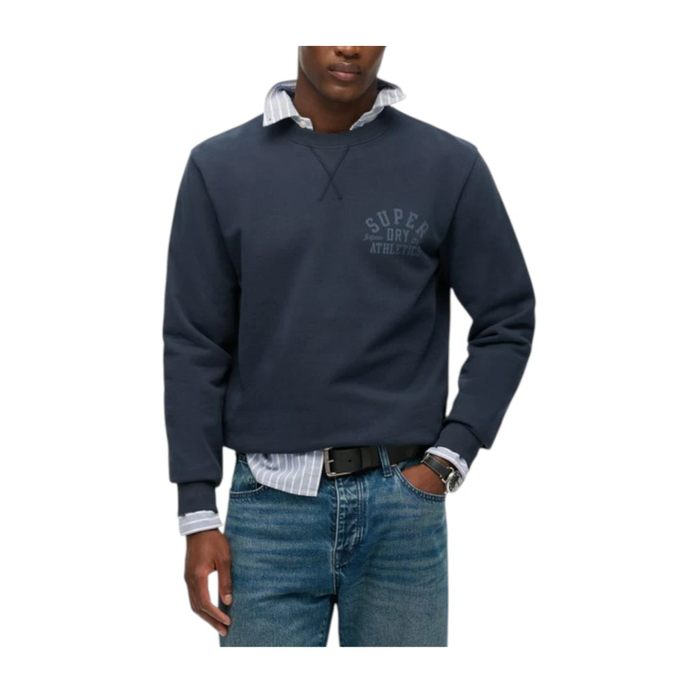 Superdry Men's Blue Sweatshirts - Sweatshirts - M - Sweatshirts & Hoodies