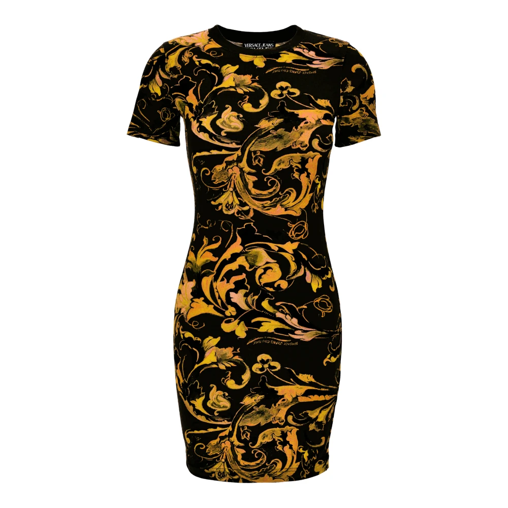 Versace Jeans Couture Women's Black Jumpers - Short Dresses - Xs - Dresses