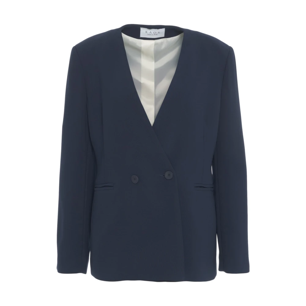 Kaos - Jackets > Blazers - Blue - Kaos - Modalova