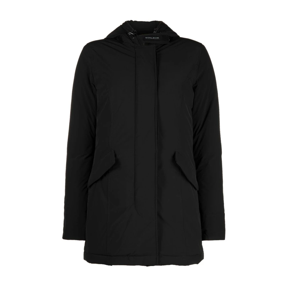 Woolrich Zwarte Parka Jas voor Mannen Black Dames