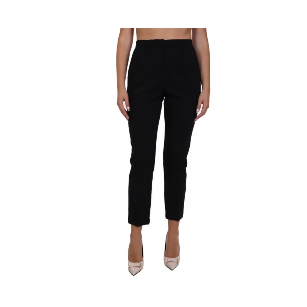 Patrizia Pepe Svart Cropped Chinos