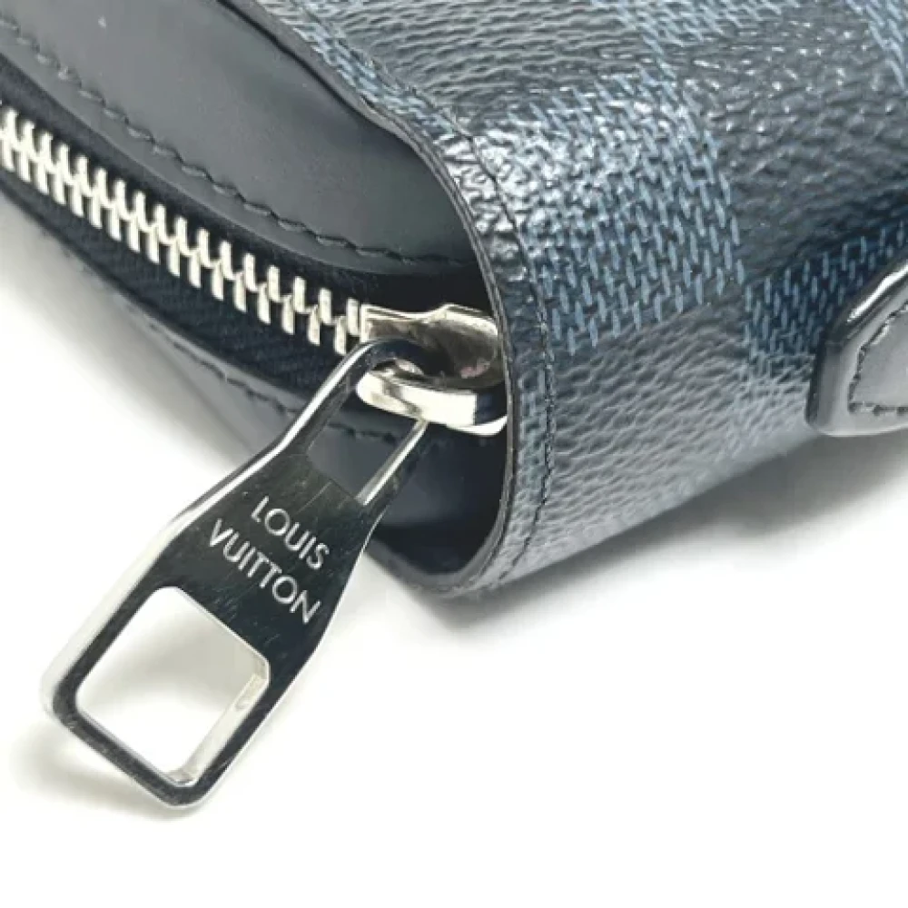 Louis Vuitton Vintage Pre-owned Canvas wallets Blue Heren