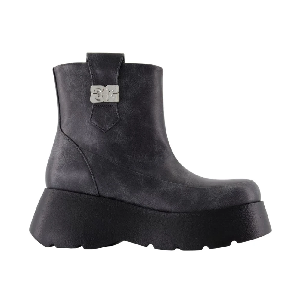 Ganni Donna Nero Scarpe, 37 Eu, New,