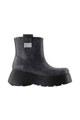 Vintage Ankelboots - Läder