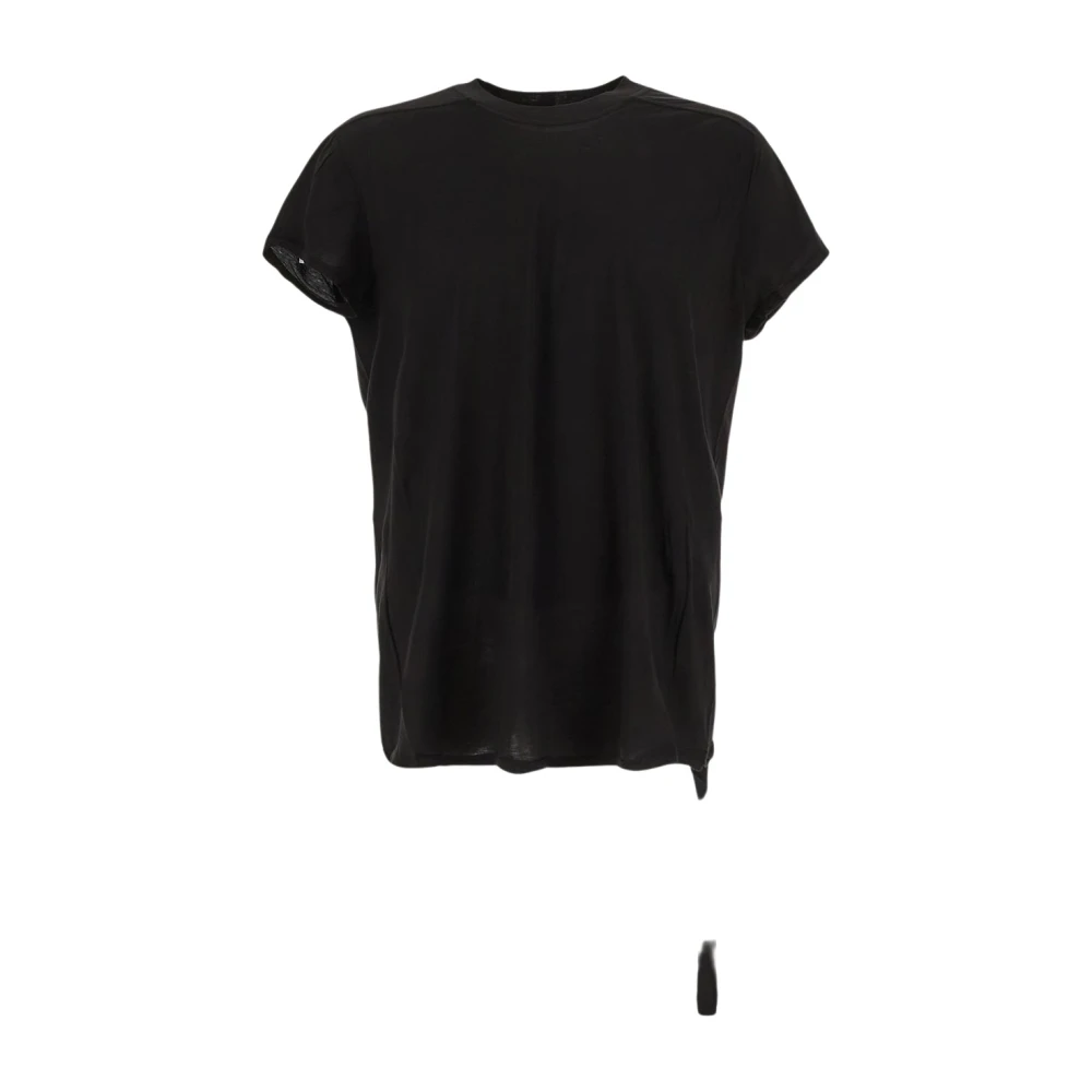 Rick Owens Garment-Dyed Cotton Jumbo T-Shirt Black Heren
