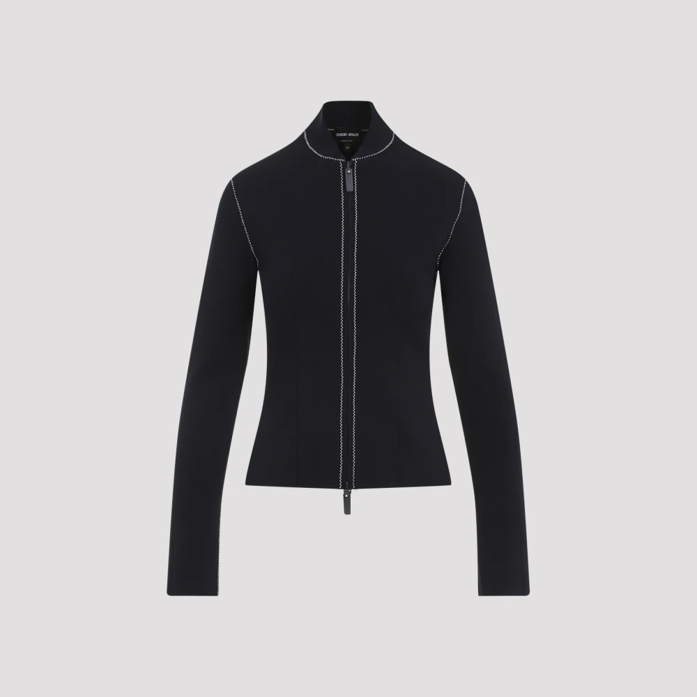 Giorgio Armani Galaxy Blauwe Blazer Blue Dames