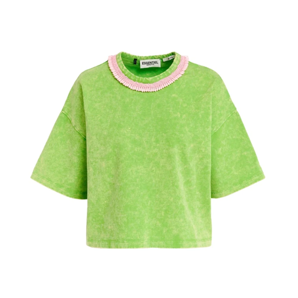 Essentiel Antwerp Groene Forte T-shirt Green Dames