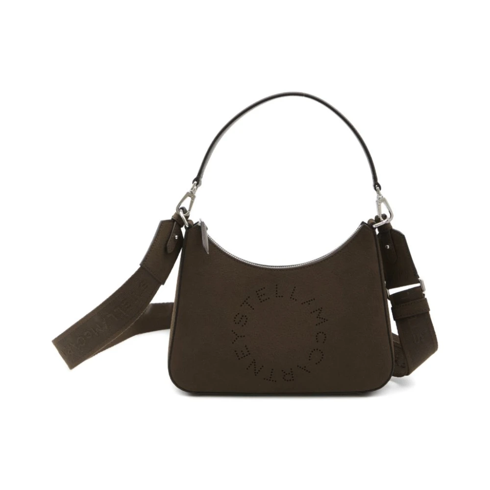 Stella Mccartney Women's Brown Handbags, One Size, Logo Crossbody Shoulder Bag