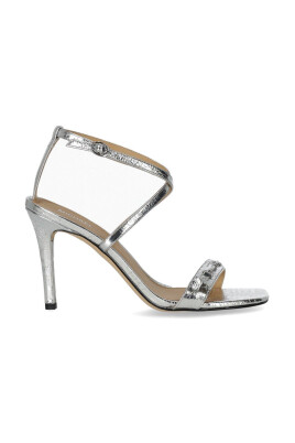 sandalette-argentee-lena-avec-logo-mk