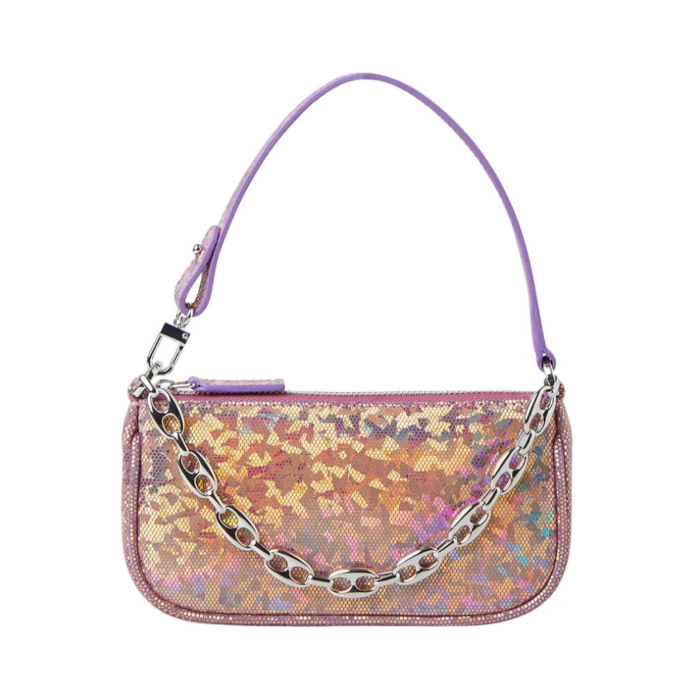 By Far Pink Rachel Disco Mini Shoulder Bag - Female - Shoulder Bags - One Size - Bags