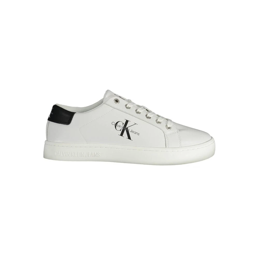 Calvin Klein Men's White Sneaker Modern Print Size 11 Uk