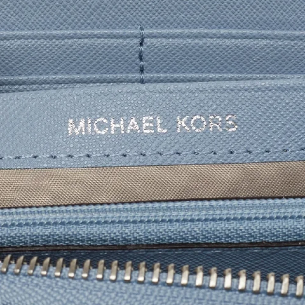Michael Kors Pre-owned Leather wallets Blue Dames
