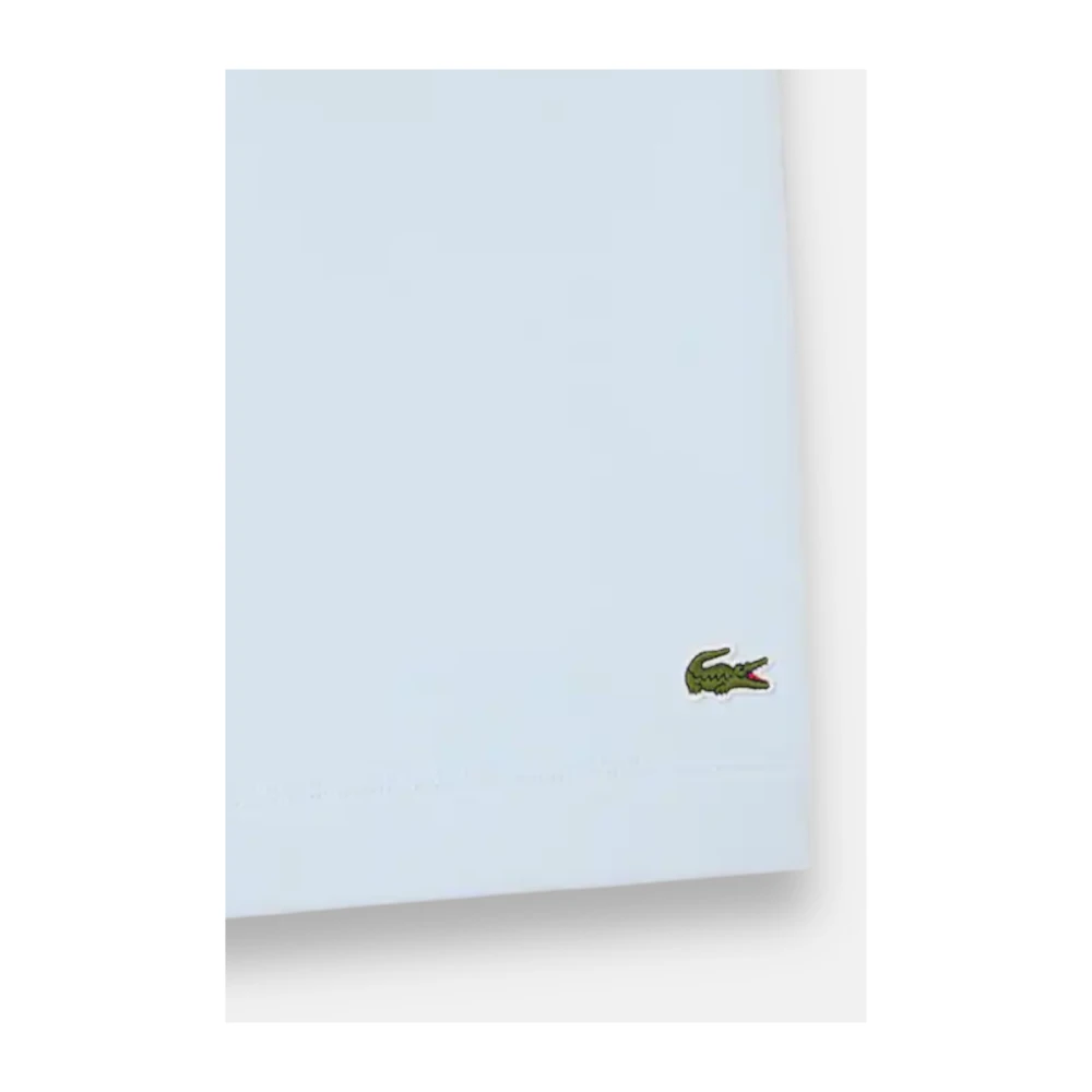 Lacoste Blauwe Katoenen Sweatshorts met Koord Blue Heren
