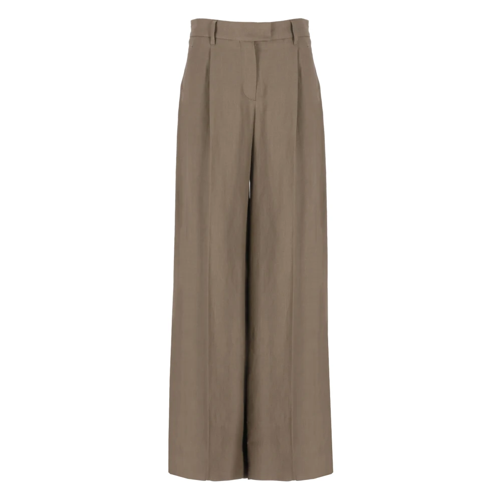 Trousers > Wide Trousers - - Brunello Cucinelli - Modalova