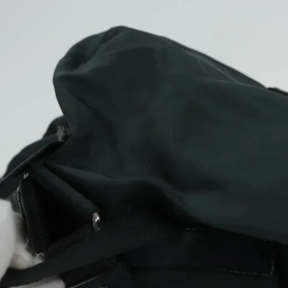 Prada Vintage Pre-owned Nylon backpacks Green Dames