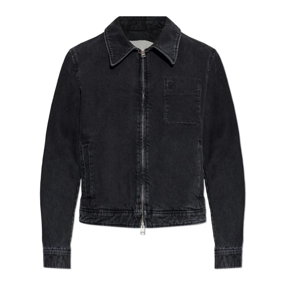 Ami Paris Uomo Nero Giacche, Xs, New,