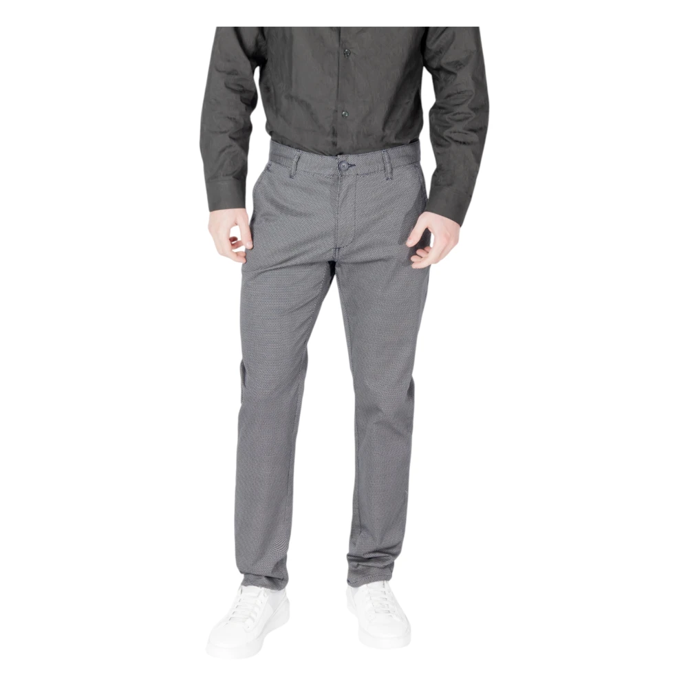 Armani Exchange Men's Blue Slim-Fit Trousers,, Slim Fit Trousers W29