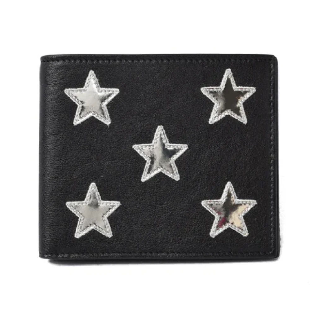 Yves Saint Laurent Vintage Pre-owned Leather wallets Black Heren