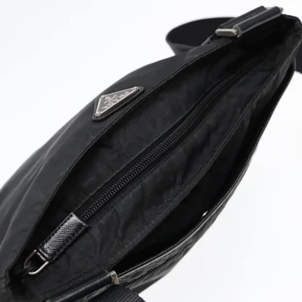 Prada Vintage Pre-owned Nylon prada-bags Black Dames