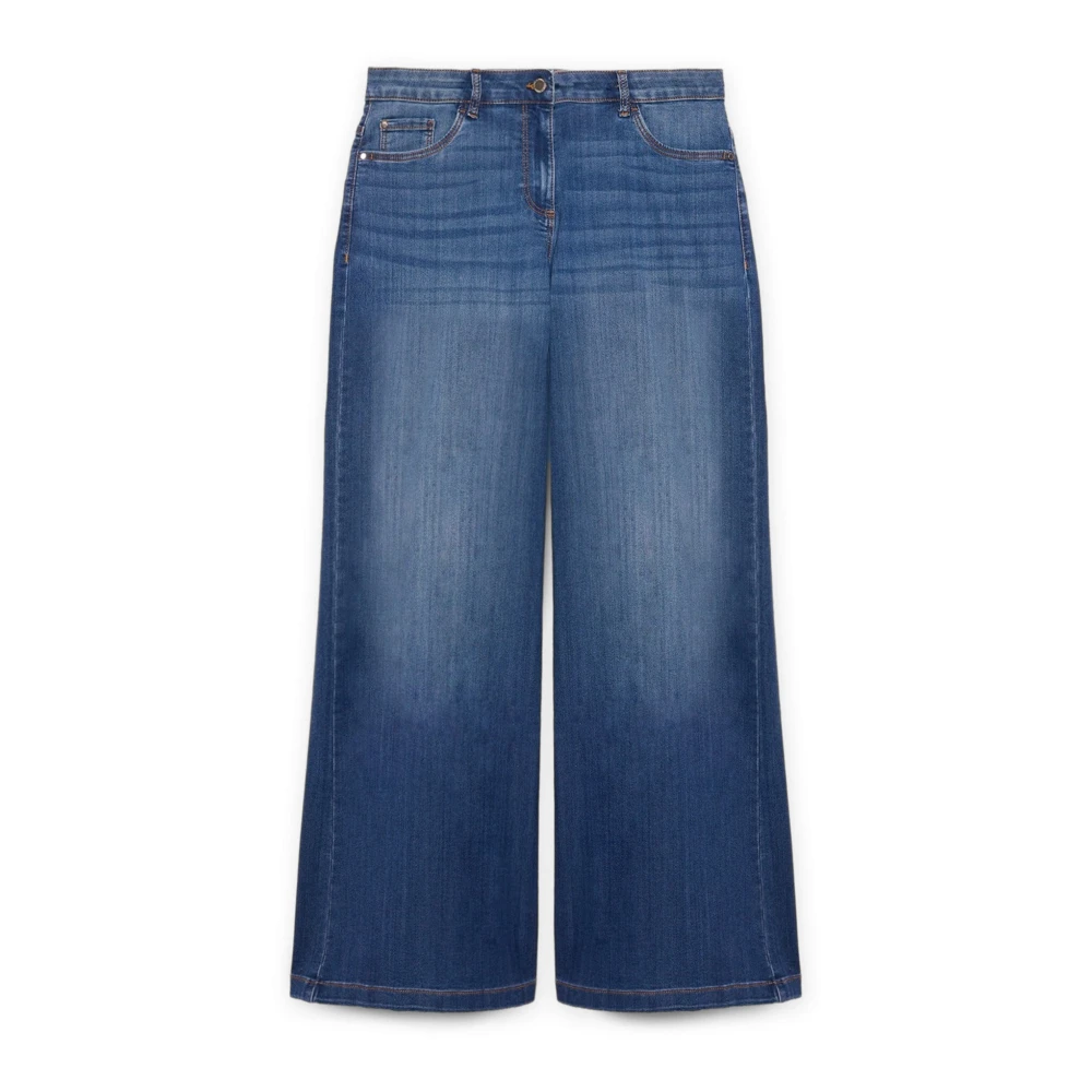 Fiorella Rubino Wijde broek Blue Dames