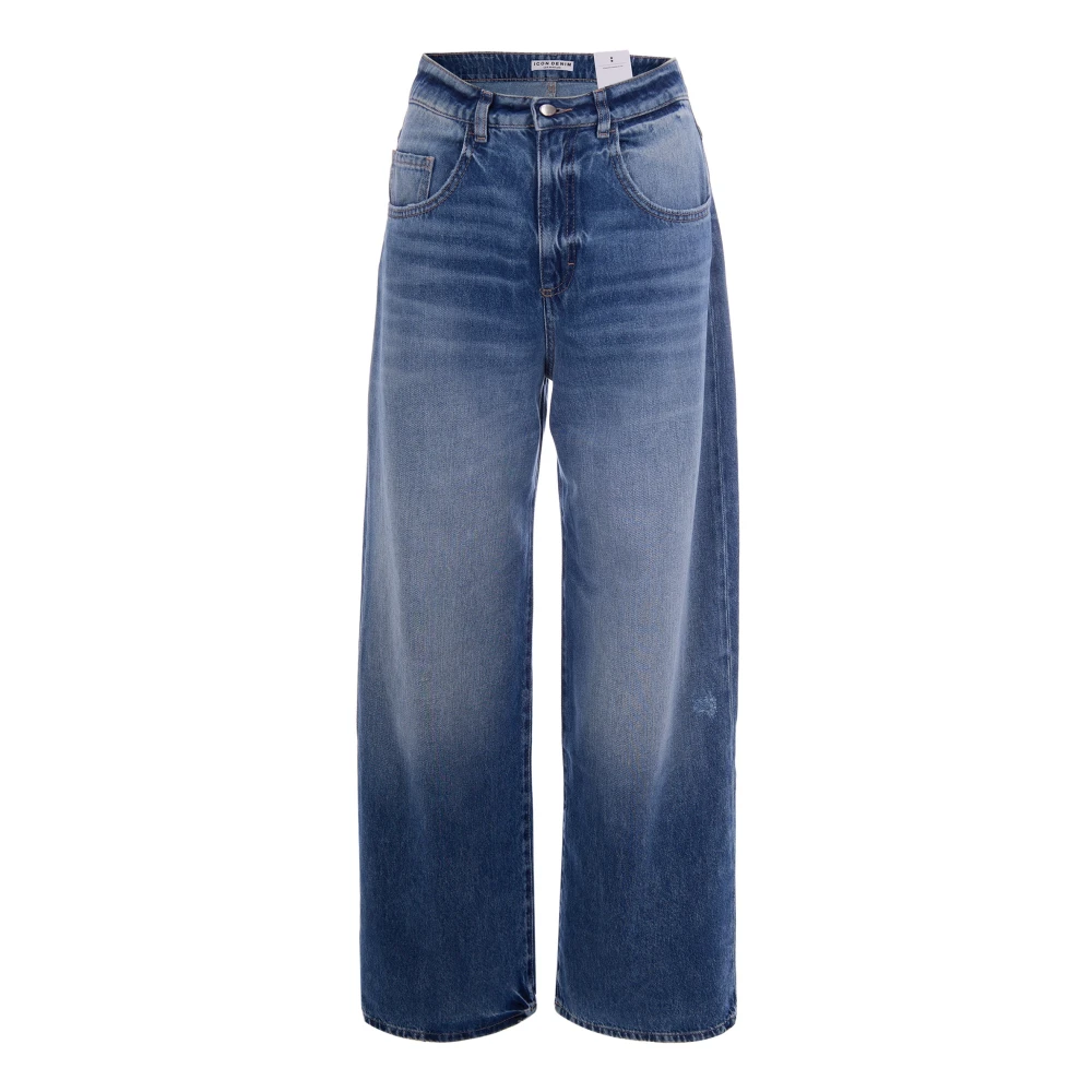 Icon Denim Women's Blue Wide Jeans - Wide Jeans - W27 - Jeans