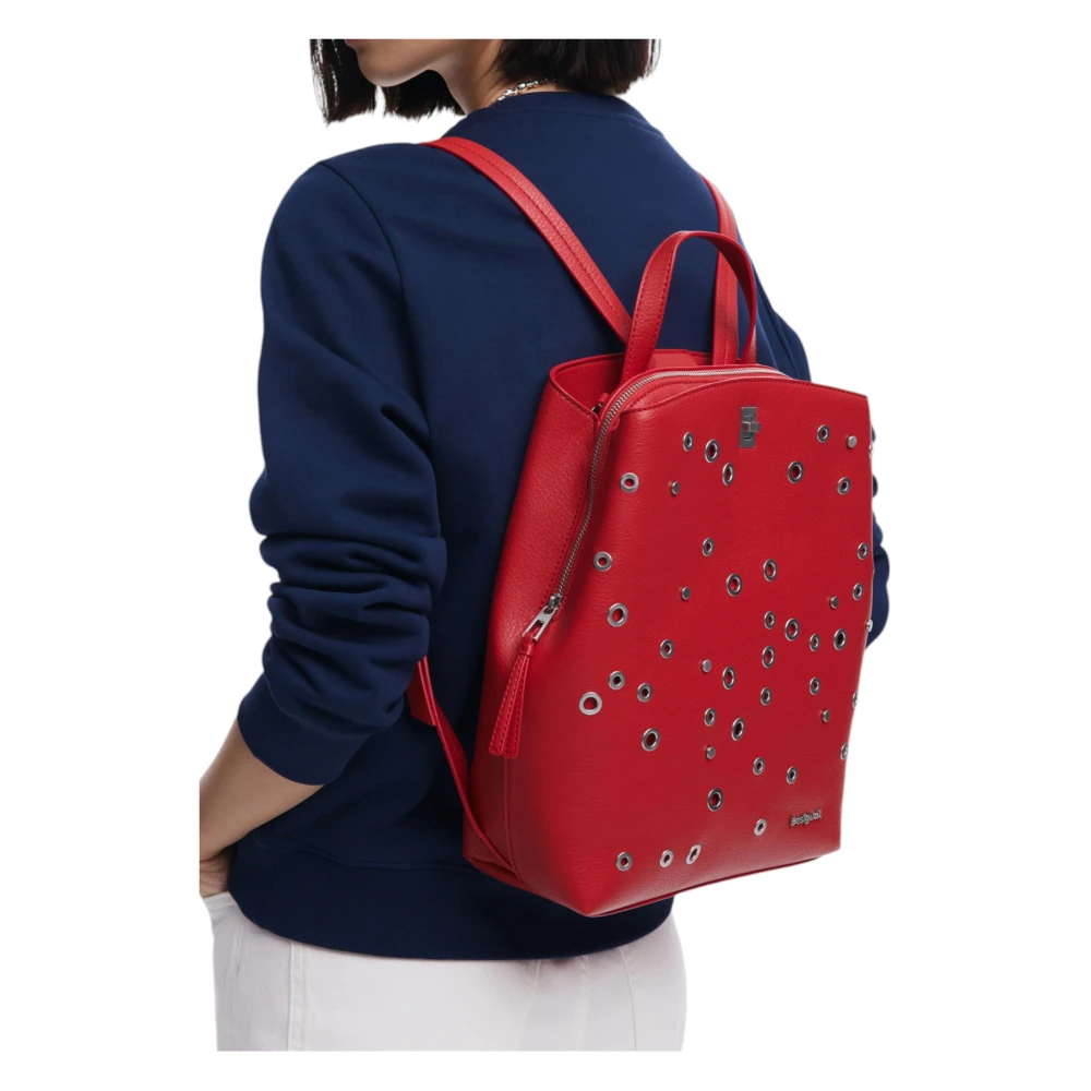 Desigual Stijlvolle Damesrugzak Collectie Red Dames