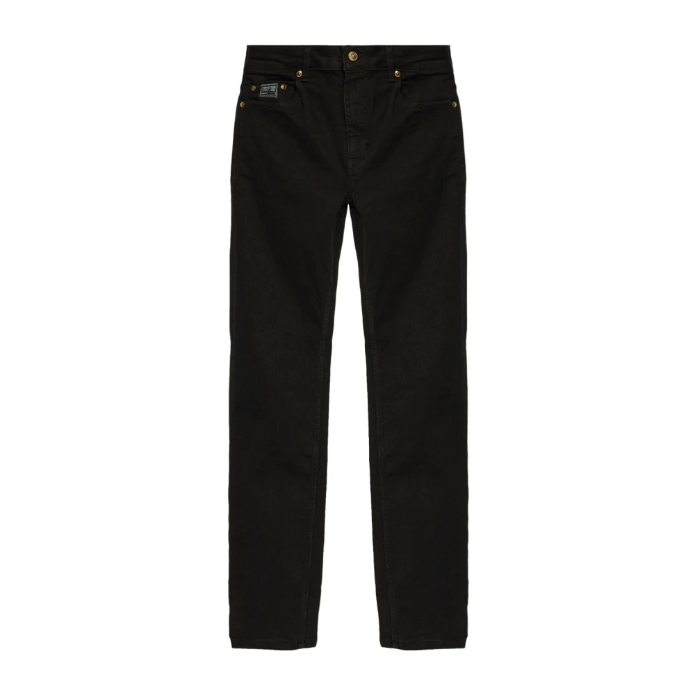 Versace Jeans Couture Zwarte Jeans voor Mannen Black Heren