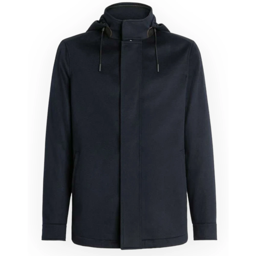 Ermenegildo Zegna Cashmere Element Jas Black Heren