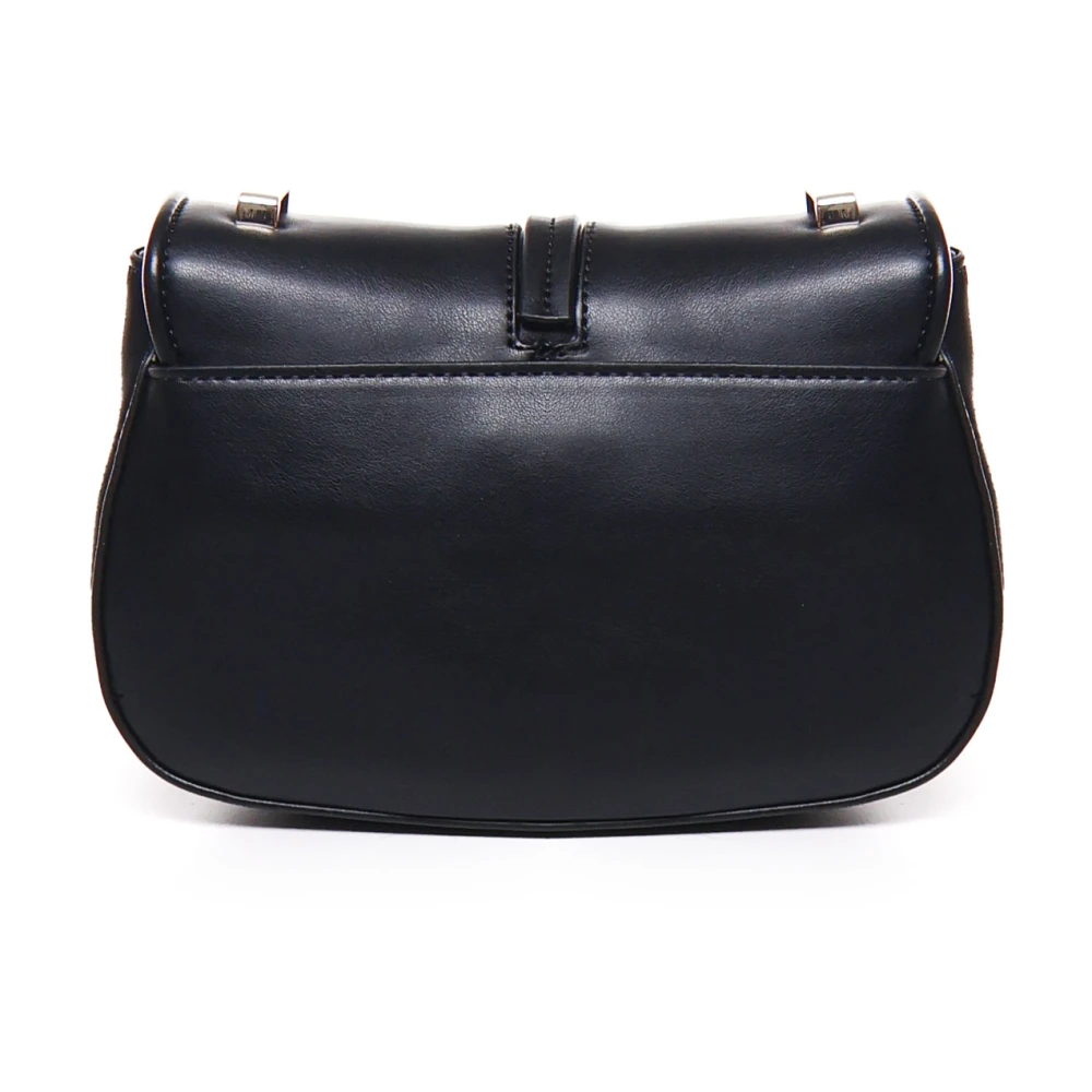 V73 Zwarte Schoudertas met Hangslot Black Dames