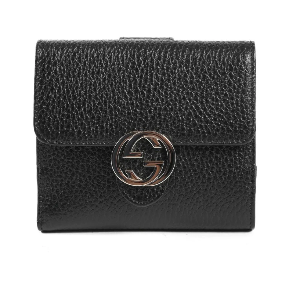 Gucci Women's Black Gg Marmont Matelass Leather Wallet