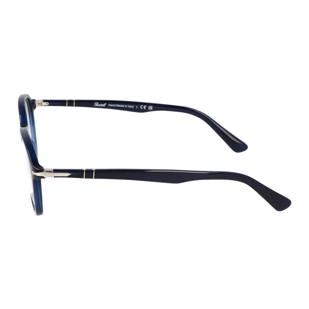 Persol Vierkante Frame Bril Blue Unisex