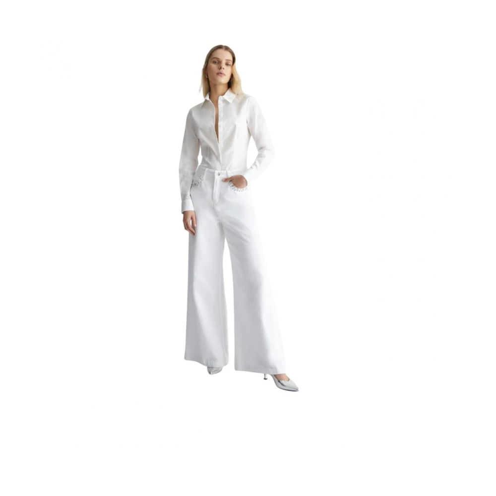 Pennyblack Katoenen Overhemden Black Label White Dames