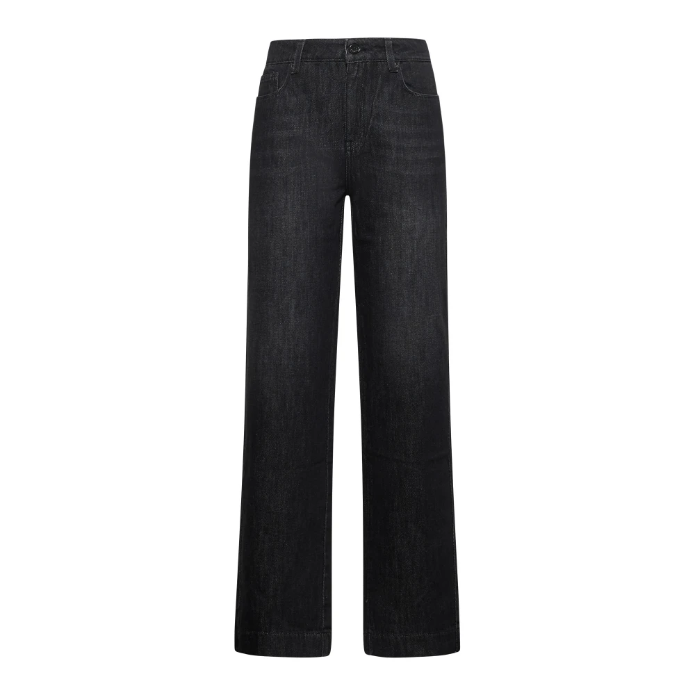 Kaos Zwarte Denim Jeans Black Dames