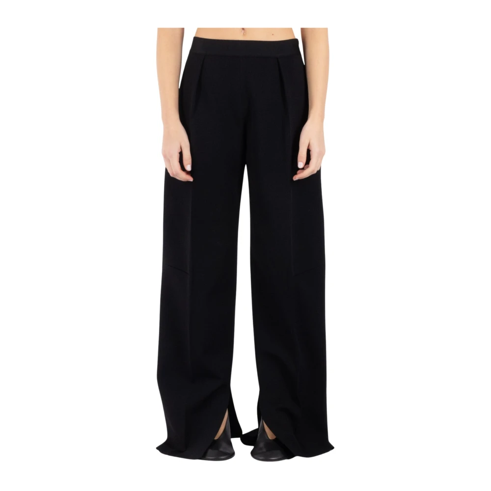 Jil Sander Zwarte Broek Stijlvol Model Black Dames