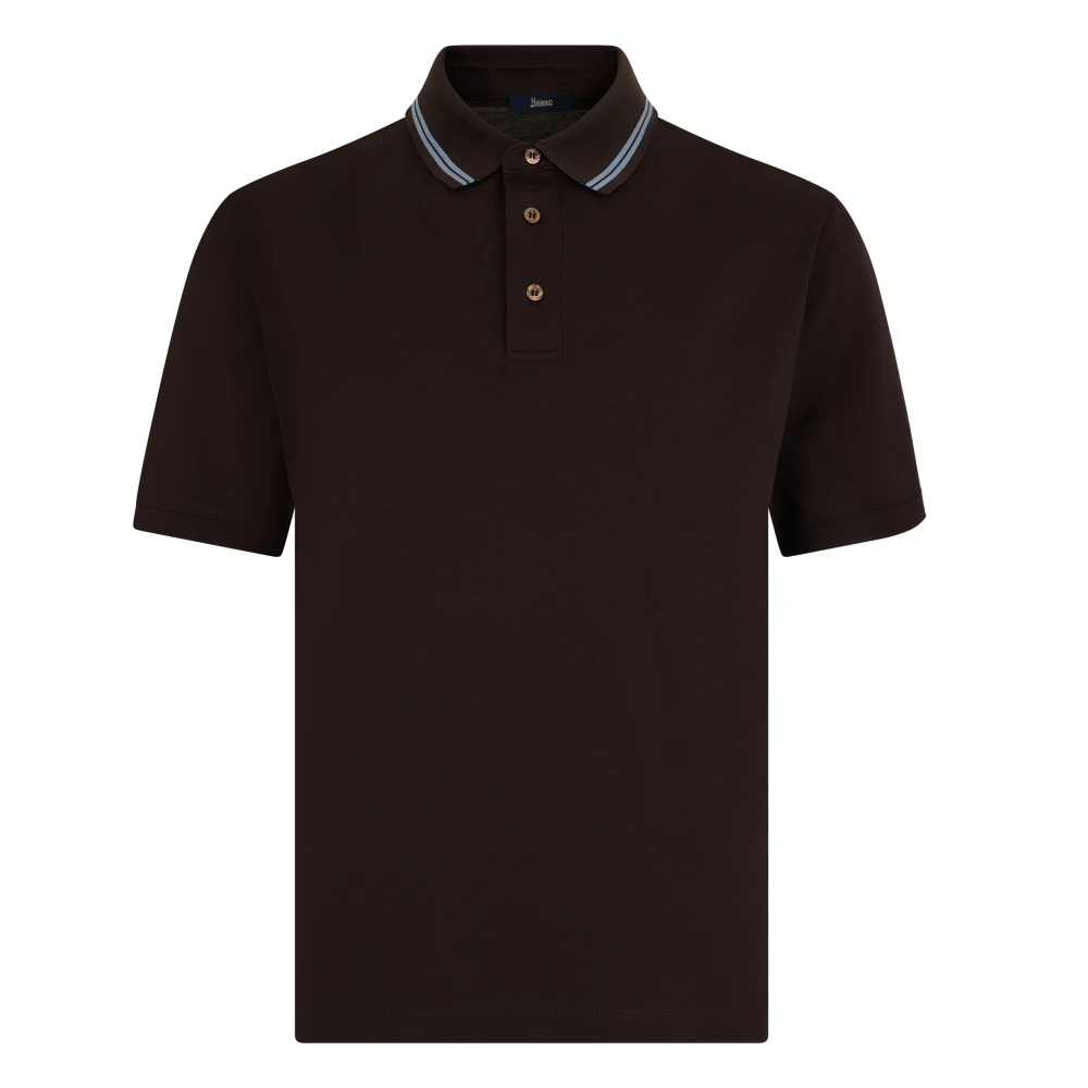 Herno Hombre Marrón Camisetas, Talla: L