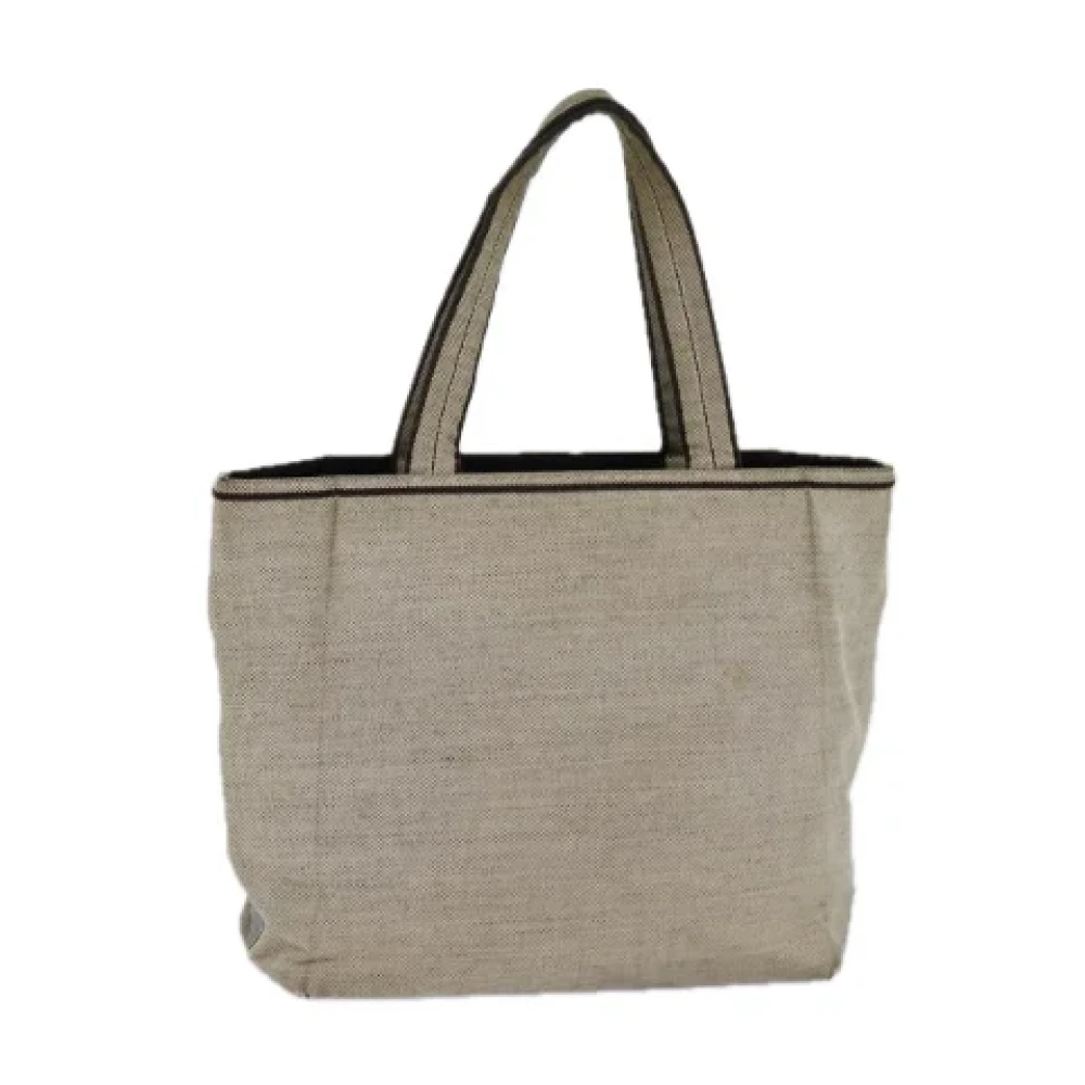 Prada Vintage Pre-owned Canvas totes Gray Dames