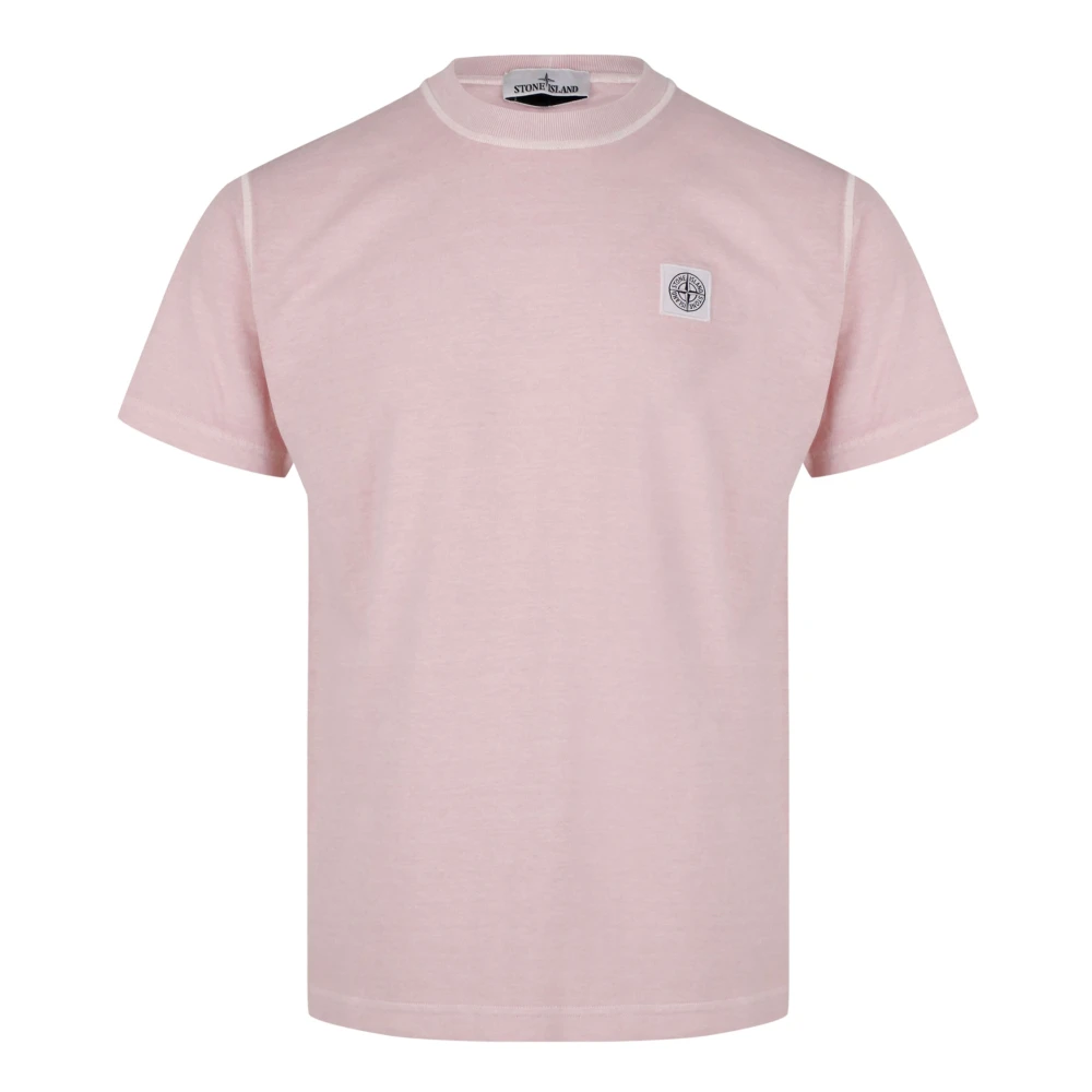 Stone Island Stijlvolle Shirts en Polo's Pink Heren