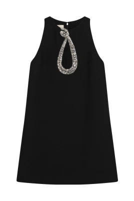 Crepe Couture Mini Dress